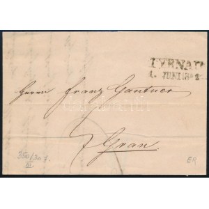 1842 Levél TYRNAU - Gran