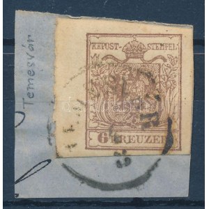 1850 6kr extra nagy ívszéllel / with large margin TEMESVÁR