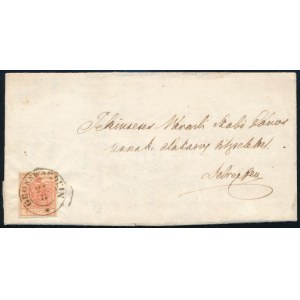 1853 3kr levélen / on cover GROSSWARDEIN - Debrecen