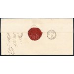 1856 Ex offo levél / cover OBERWARTH - Güns