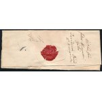 1858 3kr levélen / on cover TÁLLYA - Sátoraljaújhely
