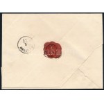 ~1860 5kr levélen / on cover PÁPA - Veszprém