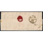 1861 15kr levélen / on cover LŐCSE - Pest