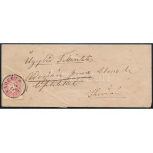 ~1865 5kr levélen / on cover RADNOTH - Thorda