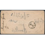 1867 5kr díjjegyes boríték / PS-cover GYŐR / RAAB - Pest