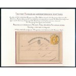 1869 2kr Díjjegyes levelezőlap a kiadás 7. napjáról a Ryan gyűjteményből / 2kr PS...
