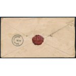 1869 5kr díjjegyes boríték / PS-cover KASSA - Hernád