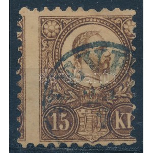 1871 Réznyomat 15kr elfogazva / shifted perforation