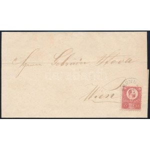 1872 Réznyomat 5kr levélen / on cover BRÜNDL - Wien