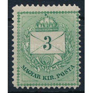 1874 3kr 13-as fogazás