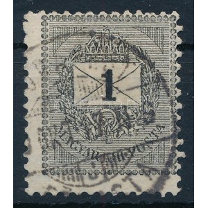1889 1kr 27e, 11 1/2 fogazás / perforation