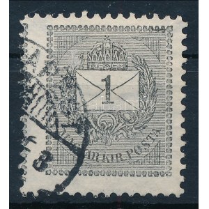 1889 1kr szélesre fogazva / shifted perforation