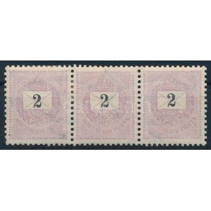 1889 2kr hármascsík