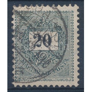 1898 20kr 11 1/2 fogazás / perforation (20.000)