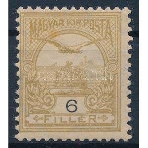 1900 Turul 6f sárgásolaj / Mi 72a