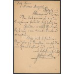 1902 Díjjegyes levelezőlap Turul 5f kiegészítéssel / PS-card with additional franking