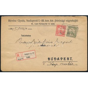 1910 Levél BUDAPEST postaügynökségi bélyegzéssel / Cover with postal agency postmark
