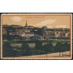 1926 Képeslap 3 színű vegyes bérmentesítéssel Budapestről Szerbiába ...