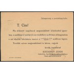 1931 Levelezőlap SOPRON-NAGYKANIZSA vasúti bélyegzéssel / Postcard with railway postmark