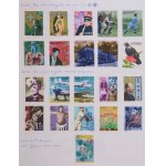Japán 1981-2000 Gyűjtemény, 2.460 bélyeg változatokkal, kevés másodpéldánnyal + néhány blokk albumban ...