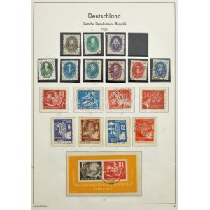 NDK 1949-1969 Tartalmas gyűjtemény előnyomott KABE albumban / GDR collection 1949-1969 in KABE album, ...