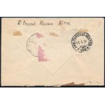 1938 Ajánlott, expressz, légi levél Rómába / Registered express airmail cover to Rome