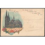 1899 Képeslap Budapestre küldve vasúti bélyegzéssel ...