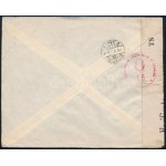 1941 Levél cenzúrázva Budapestre Triesztből / Censored cover to Hungary