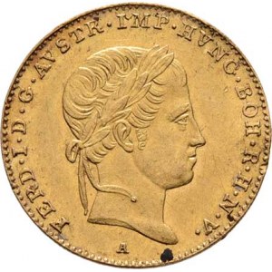 Ferdinand V., 1835 - 1848, Dukát 1839 A, Vídeň, 3.478g, dr.hr., dr.rysky, mírně