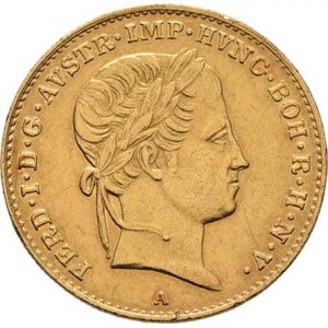 Ferdinand V., 1835 - 1848, Dukát 1848 A, Vídeň, 3.459g, nep.hr., nep.rysky,
