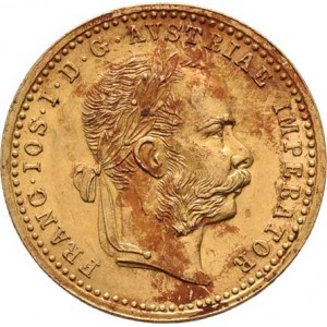 František Josef I., 1848 - 1916, Dukát 1893, 3.488g, nep.hr., nep.rysky, skvrny,