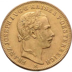František Josef I., 1848 - 1916, Koruna spolková 1858 E (pouze 31.000 ks), 10.944g,