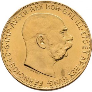 František Josef I., 1848 - 1916, 100 Koruna 1915 - novoražba, 33.842g, dr.vada mater.,