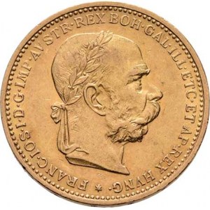 František Josef I., 1848 - 1916, 20 Koruna 1894, 6.764g, dr.hr., nep.rysky, pěkná