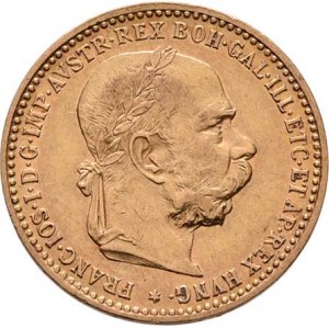 František Josef I., 1848 - 1916, 10 Koruna 1897, 3.370g, nep.hr., nep.rysky, pěkná