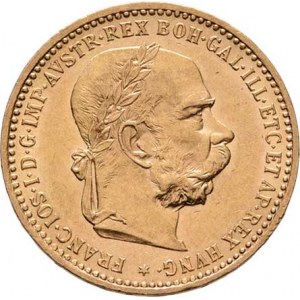 František Josef I., 1848 - 1916, 10 Koruna 1905, 3.382g, nep.rysky