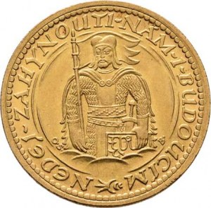 Československo, období 1918 - 1939, 2 Dukát 1932 (raženo pouze 5496 ks), 6.970g, nep.hr.,