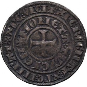 Německo, Kolín n.R., Walram von Jülich, 1332 - 1349, Tourský groš b.l., De Wit.II.2009, FW.III.1250