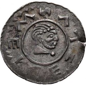 Vratislav II., knížetem v Čechách 1061 - 1086, Denár, Ca.353b, F.IX/7 (901v) - hladké kruhy po obou