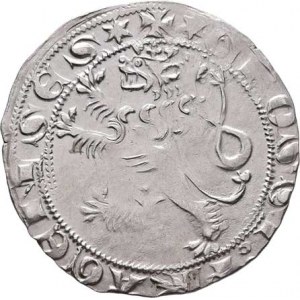 Václav II., 1283 - 1305, Pražský groš, Sm.2, Ch.5, bez rubní značky, 3.718g,