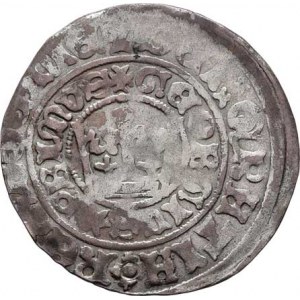 Jiří z Poděbrad, 1458 - 1471, Pražský groš, Há.I.c/1, 2.494g, mírně exc., nedor.,