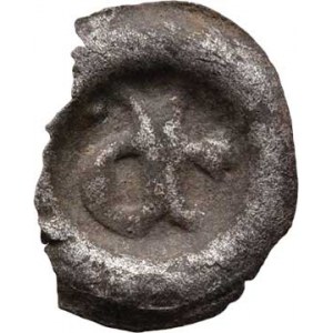 Opava, Přemek, 1381 - 1433, Haléř brakteátový, Fried.527, Sa.neuv., Kop.neuv.,