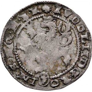 Rudolf II., 1576 - 1612, Bílý groš 1590, K.Hora-Šatný, J.13a, MKČ.376, 1.657g,