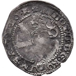 Rudolf II., 1576 - 1612, Bílý groš 1600, K.Hora-Špís, J.15b, MKČ.376, 1.565g,
