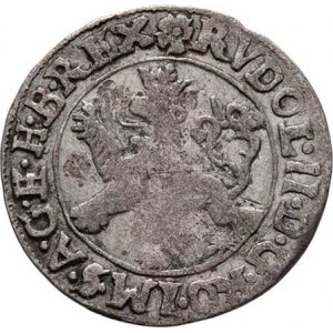 Rudolf II., 1576 - 1612, Bílý groš 1586, Jáchymov-Hoffmann, J.14b, MKČ.404,