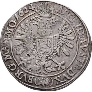 Ferdinand II., 1619 - 1637 (Mince dobrého zrna), Tolar 1624, Praha-Suttner, J.50, MKČ.741, 28.722g,