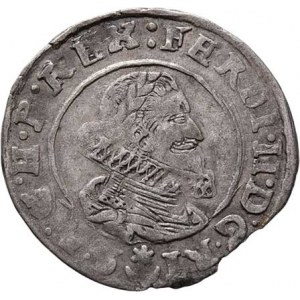 Ferdinand II., 1619 - 1637 (Mince dobrého zrna), 3 Krejcar (1)629, Praha-Hübmer, J.28c, MKČ.760,