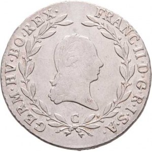 František II., 1792 - 1835, 20 Krejcar 1804 C, Praha, 6.575g, nep.just.,