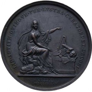 Metternich, Clemens Wenzel Lothar, 1773 - 1859, Pichler - AE medaile vídeňské akademie umění 1835 -