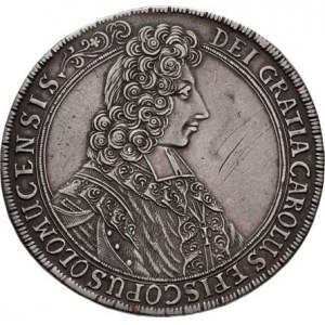 Olomouc-biskup., Karel III. Lotrinský, 1695 - 1710, Tolar 1705, S-V.575 (E/E), 28.535g, vl.škr., ne